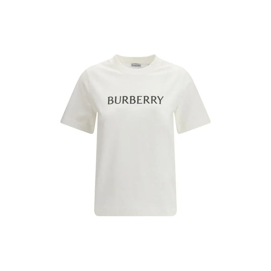 Burberry White Cotton T-Shirt