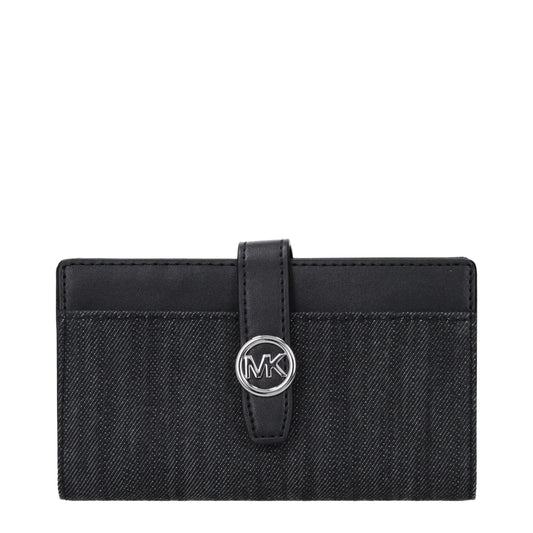 Michael Kors Black Fabric Wallet