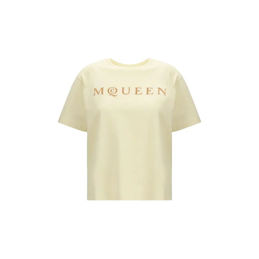 Alexander McQueen Bicolor Cotton T-Shirt