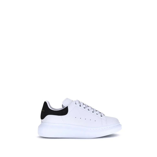 Alexander McQueen White Calf Leather Bos Taurus Platform Sneakers