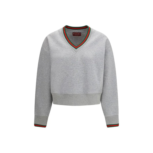 Gucci Gray Cotton Sweatshirt