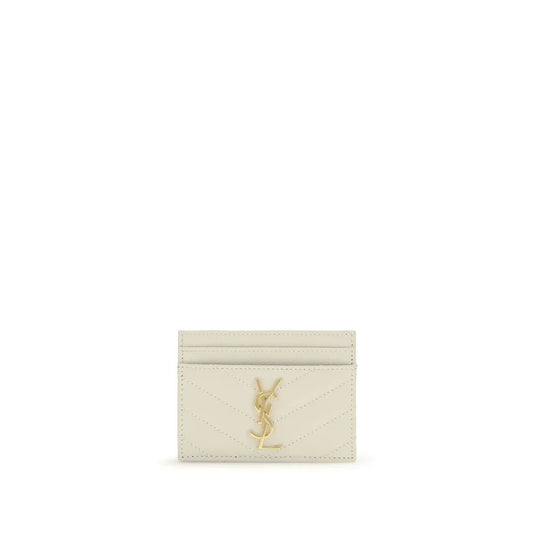 Saint Laurent Beige Calf Leather Bos Taurus Wallet