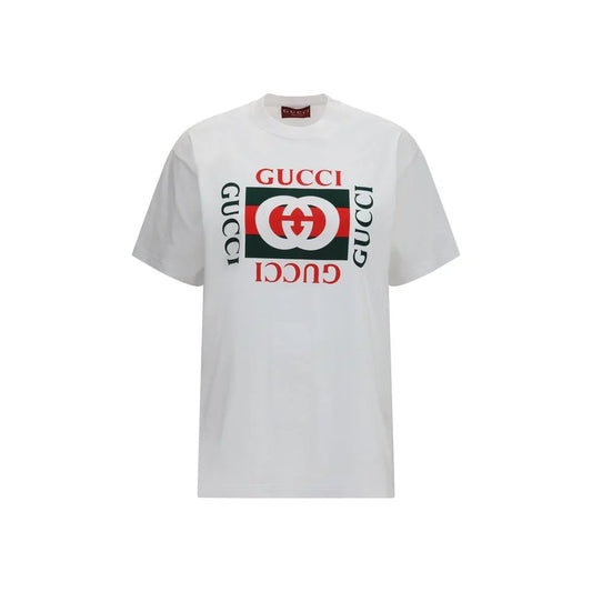 Gucci White Cotton T-Shirt