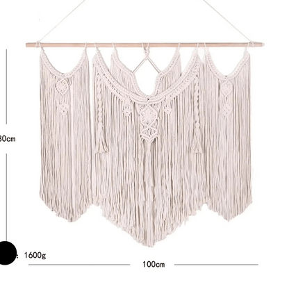 Handmade Macrame wall hanging - Large Boho Tapestry-Cotton Rope Art for Home Décor